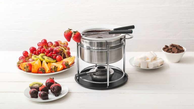 panela de fondue inox